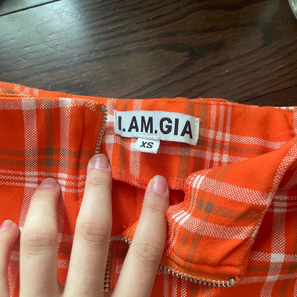 Tiger Mist plaid bottoms